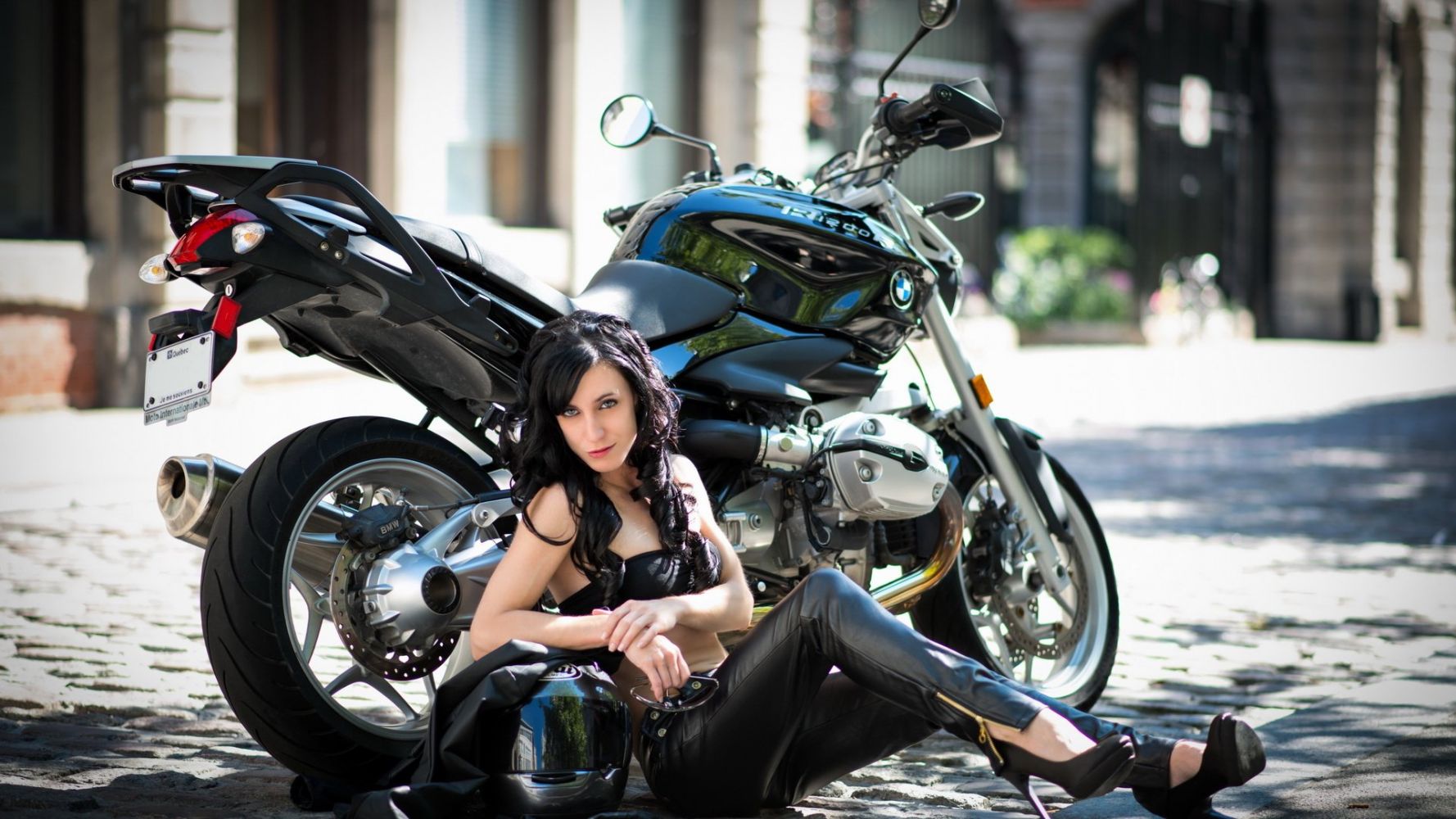 European women on bikes in Nairobi