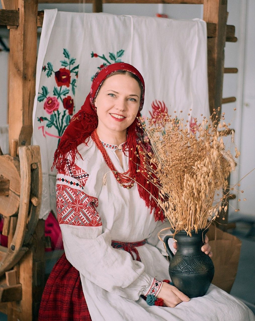 Women in Slavic costumes in Nairobi