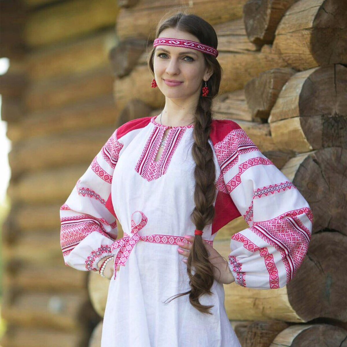 Girls in Slavic costumes in Nairobi