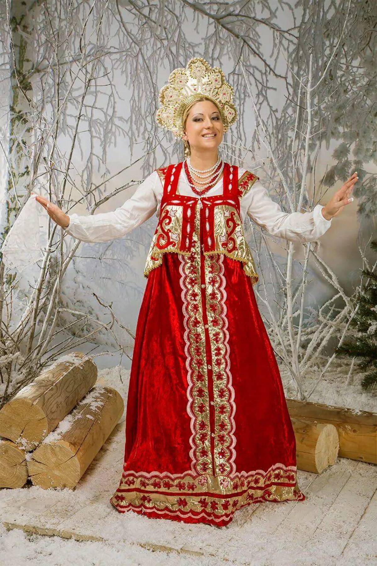Girls in Slavic costumes in Nairobi