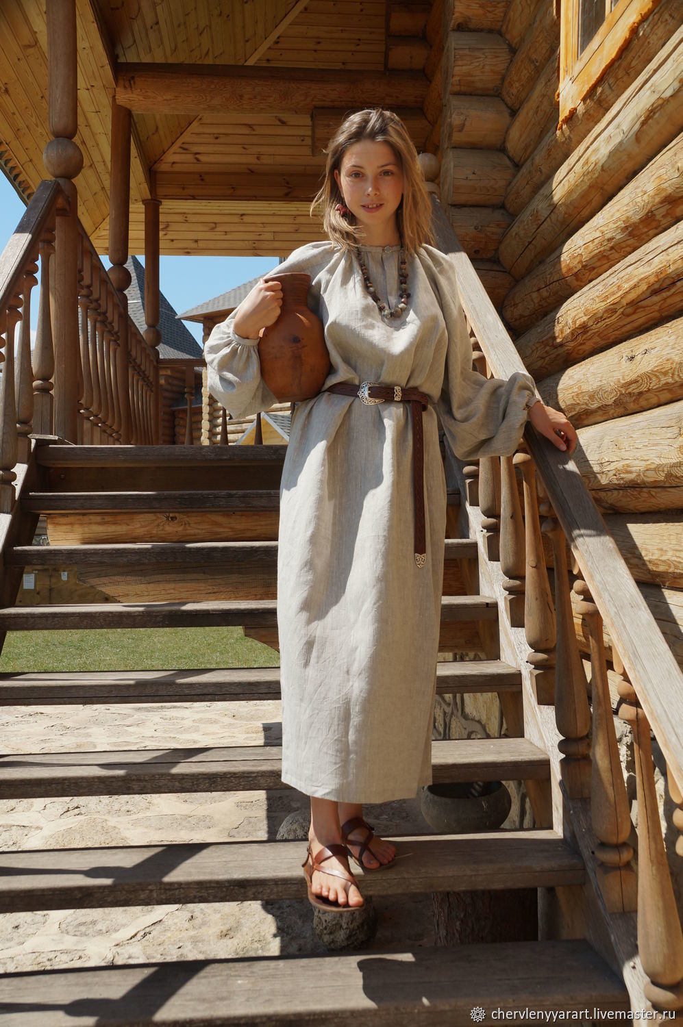 Girls in Slavic costumes in Nairobi