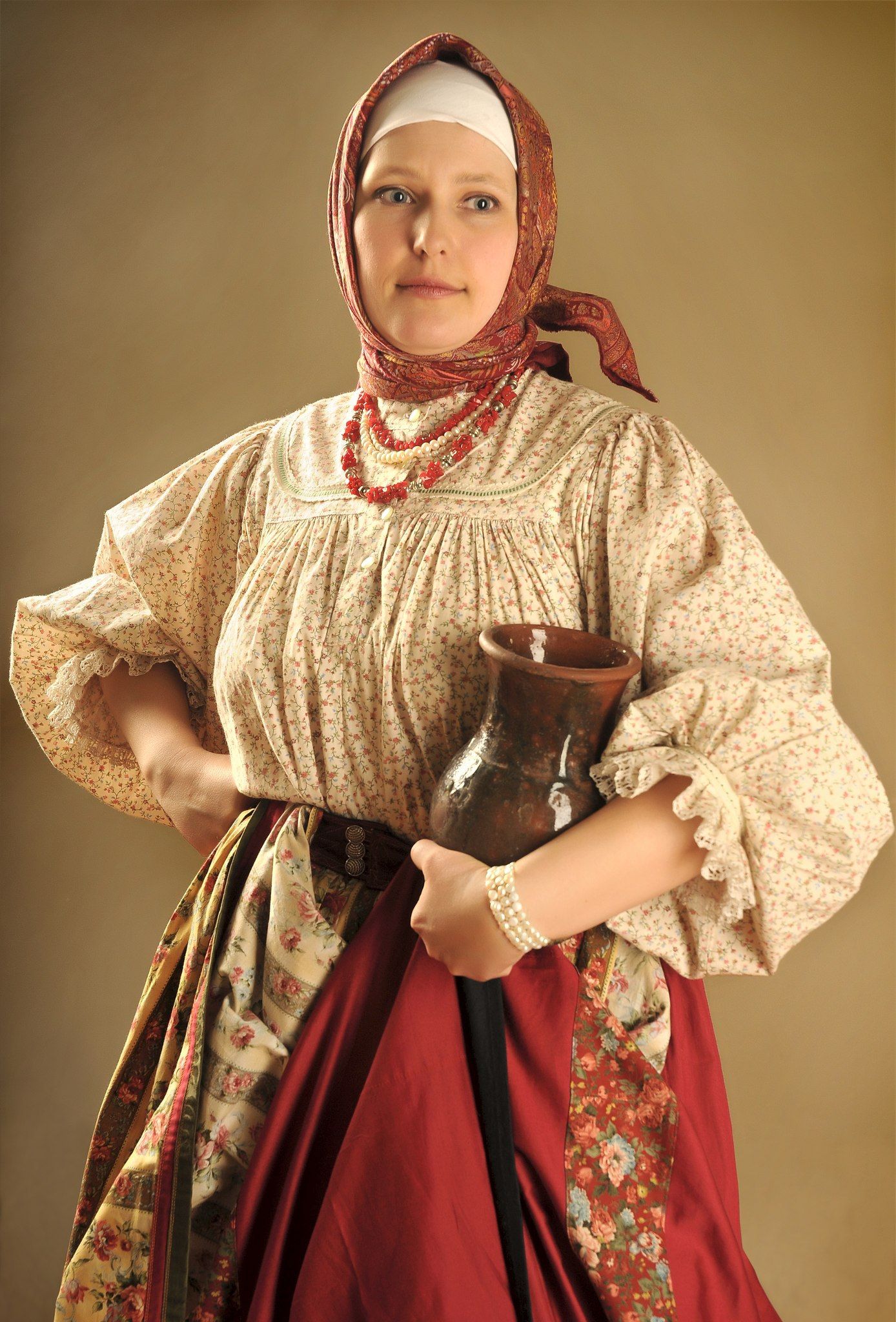 Girls in Slavic costumes in Nairobi