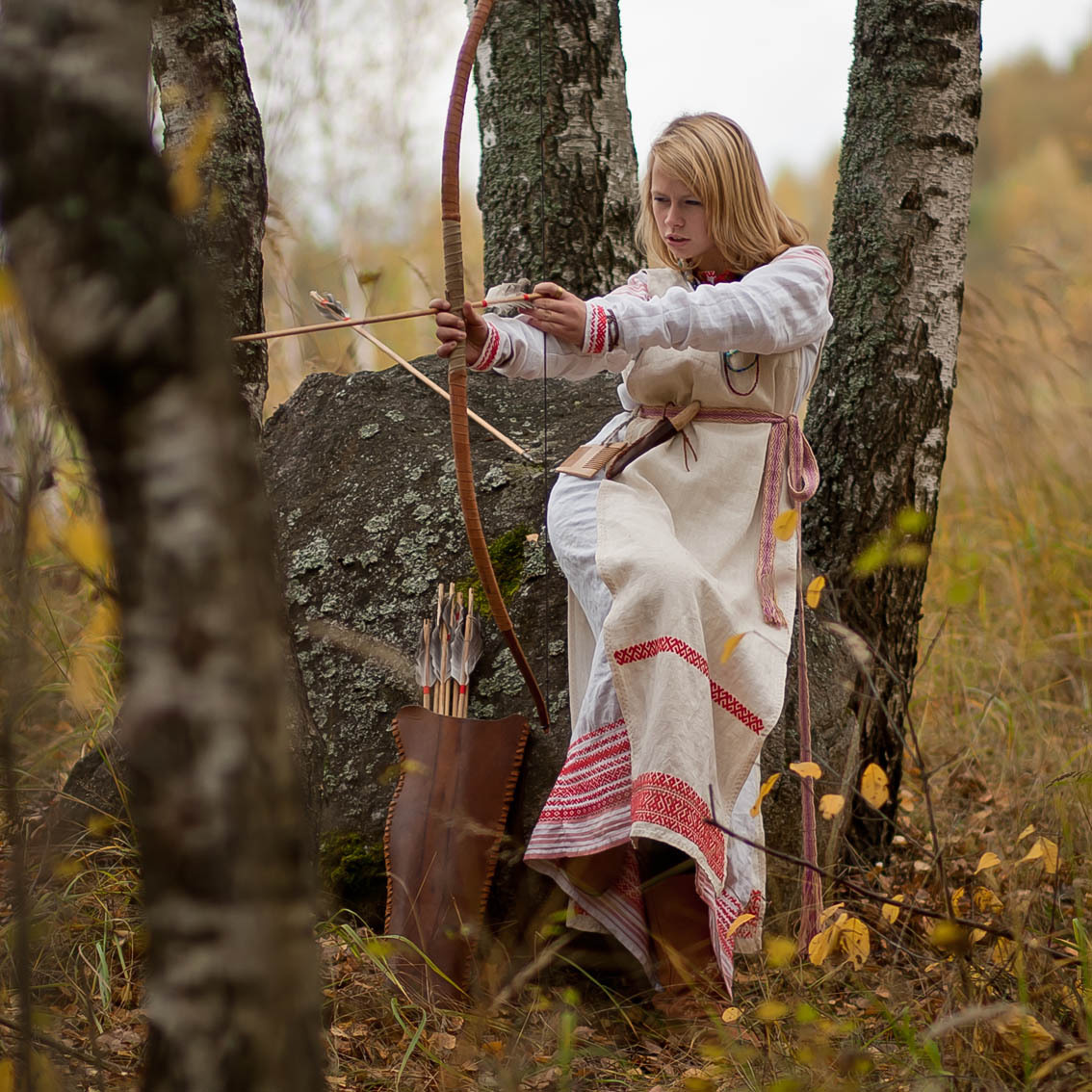 Sexy photo Girls in Slavic costumes in Nairobi